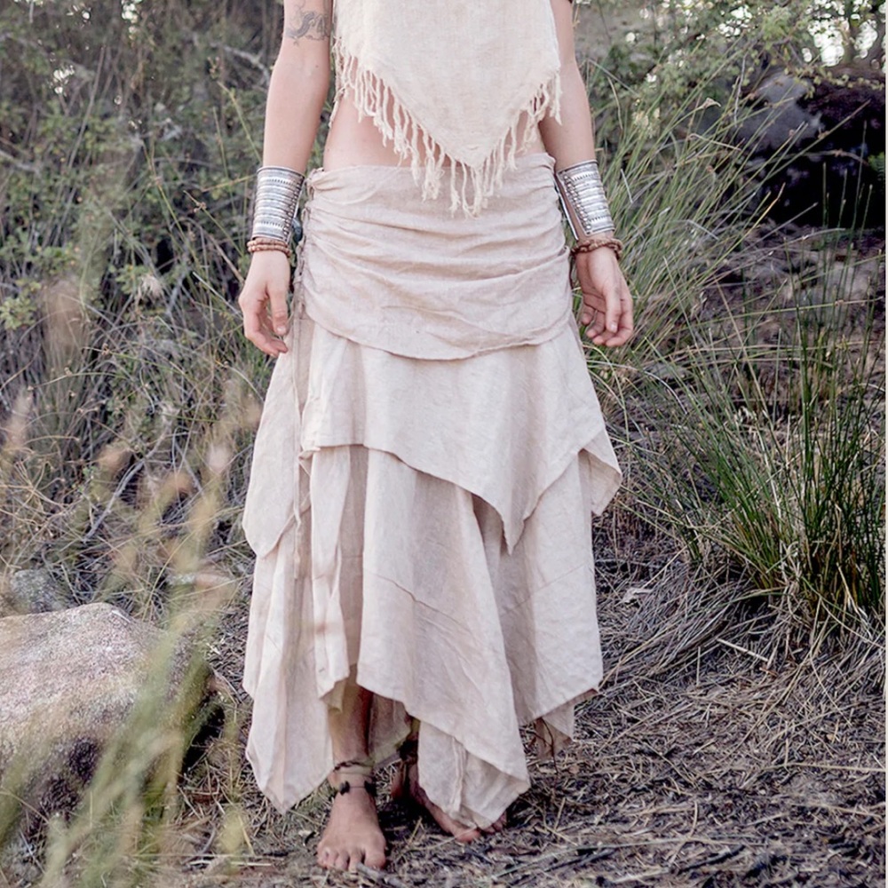 NEW Primitive Tribal Crafts Multi-Layered Skirt | Never Worn!